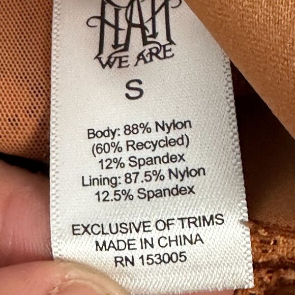 We Are HAH Got Ur Back Bra Brown Sugar Lace Size S - Picture 4 of 5